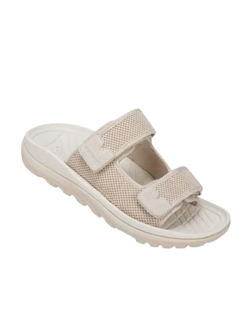VIONIC WOMENS HOPE RX RECOVERY SLIDE SANDAL CREAM CASUAL COMFY LIGHTWEIGHT SZ 8
